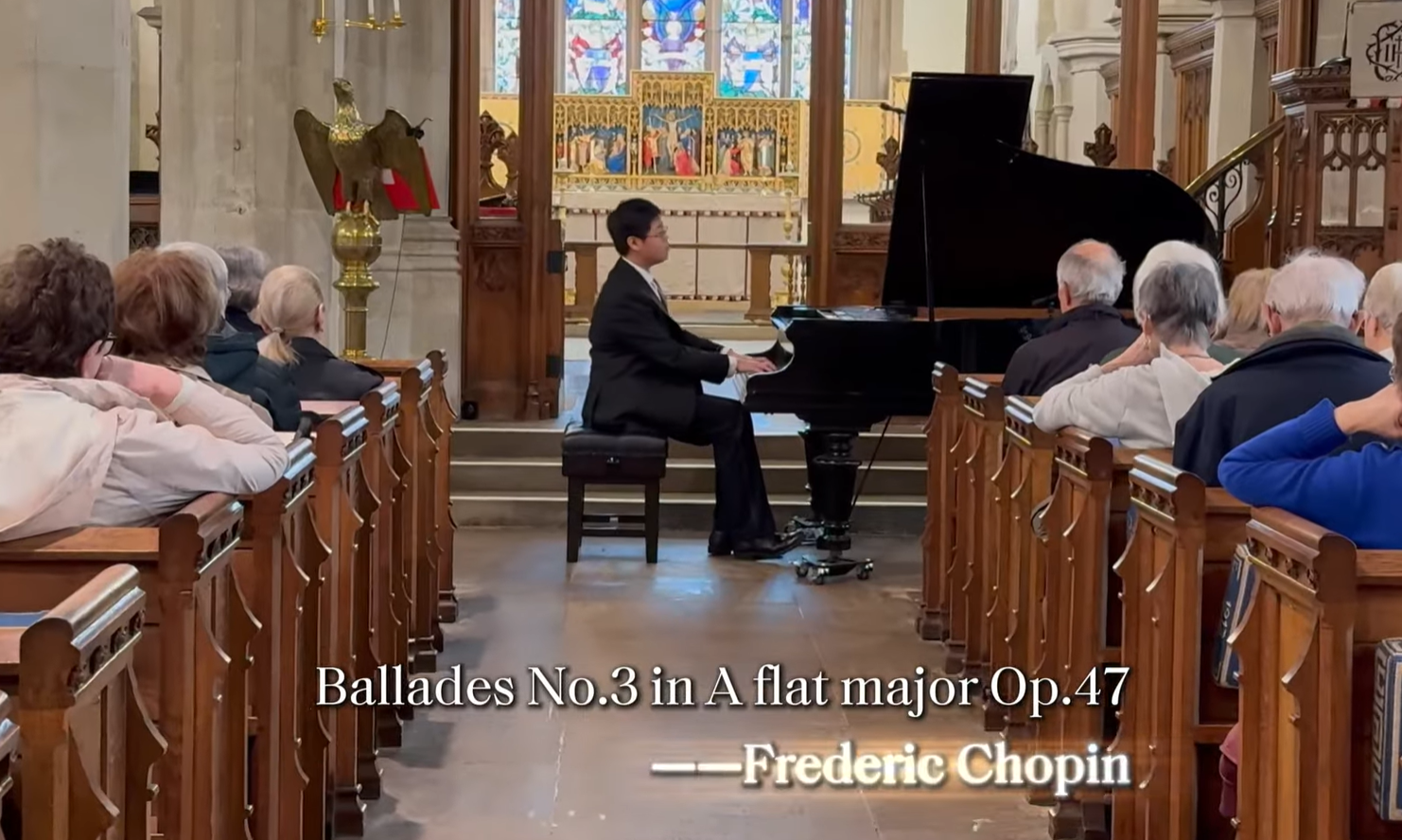 Carey Tan (age 12) plays Chopin Ballard No. 3 at Aldenham Church Charity Concert